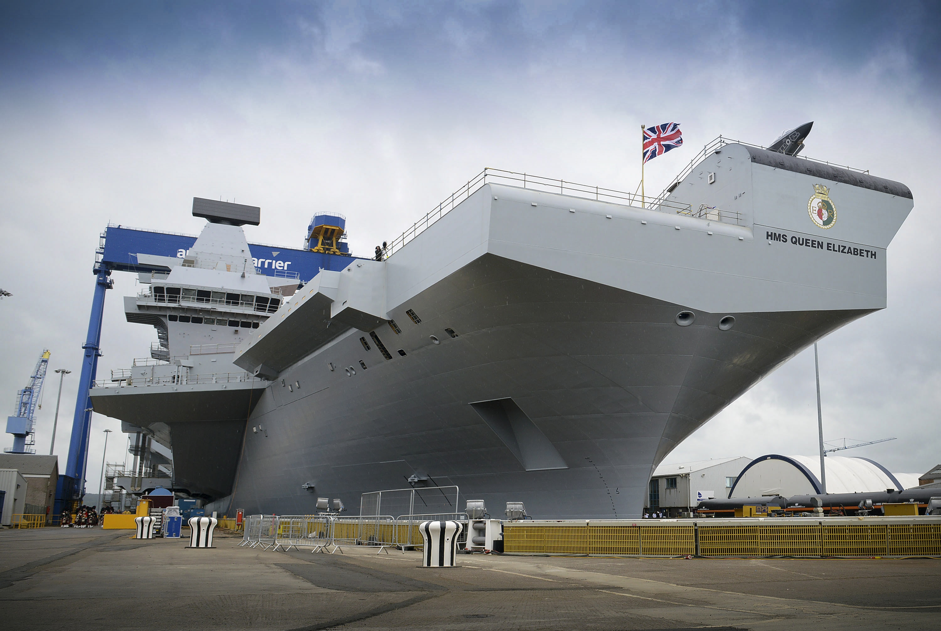 The Royal Navy Is Back Great Britain's New Aircraft Carrier Sets Sail