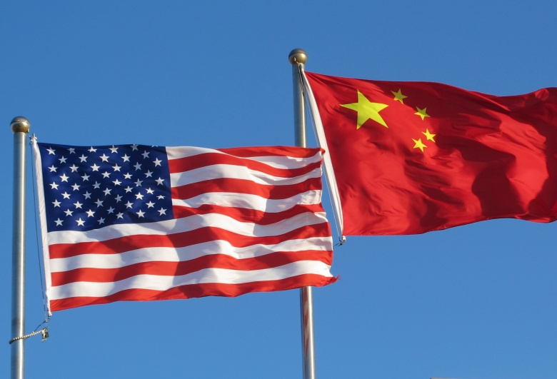 U.S. and Chinese flags at China’s CDC. Flickr/CDC Global