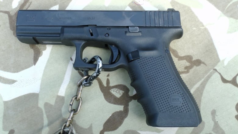 Image: A Glock 17 Gen4 pistol. Public domain.