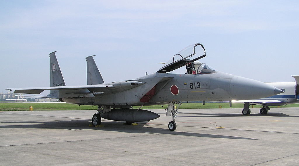 A Japanese F-15J at Yokota Air Base. Wikimedia Commons/Creative Commons/@Morio
