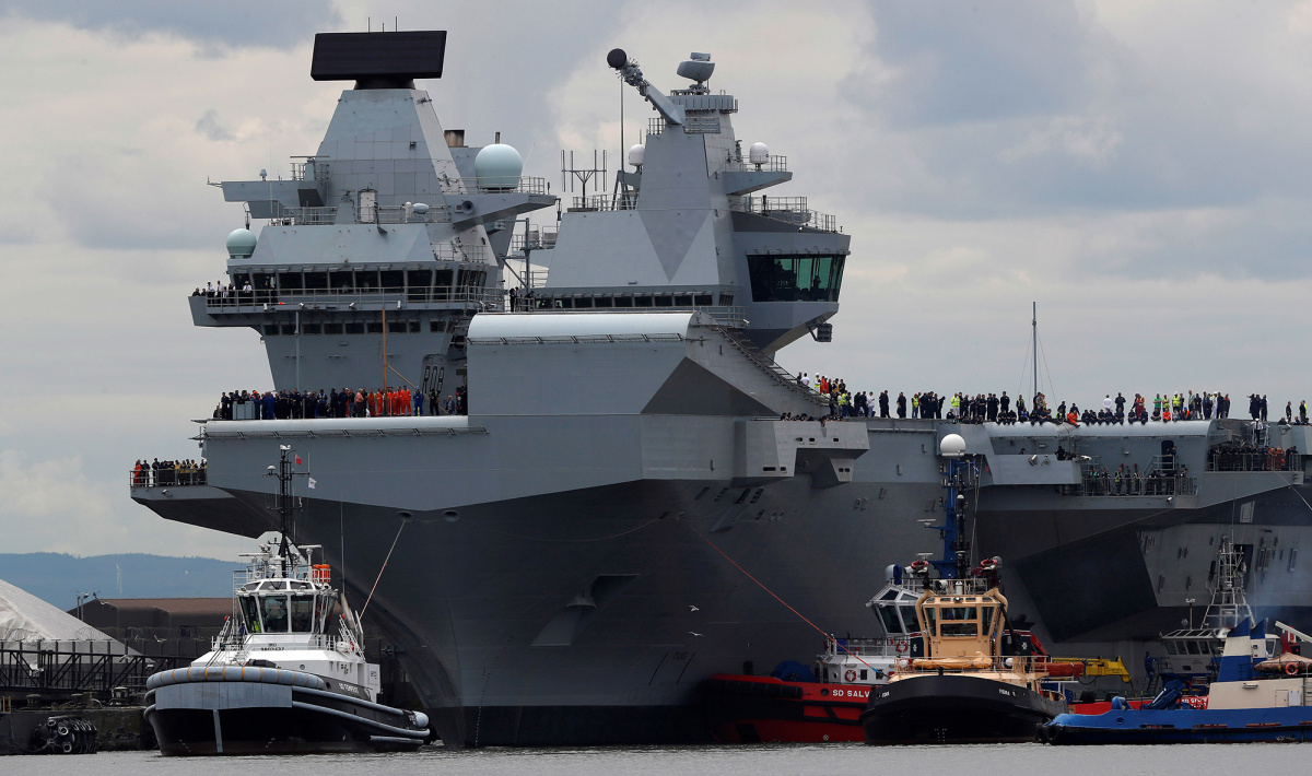 Britain's New Aircraft Carrier Reportedly Runs On Windows Xp 