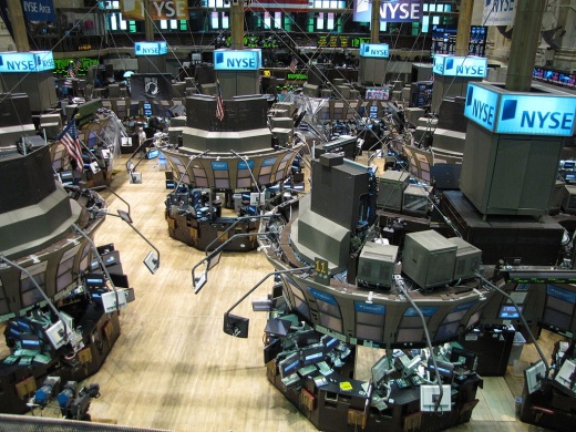 The New York Stock Exchange. Wikimedia Commons/Kevin Hutchinson