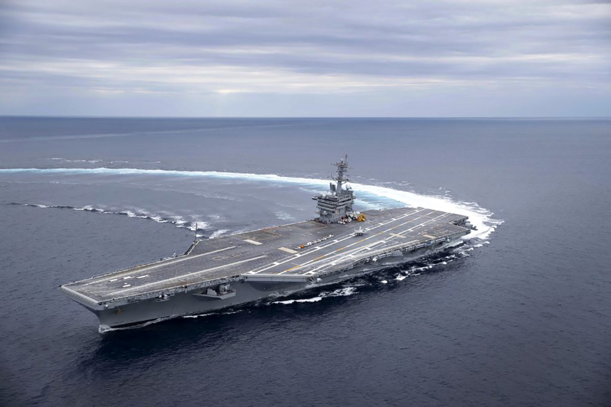 Watch This Massive U.S. Aircraft Carrier Turn on a Dime | The National ...