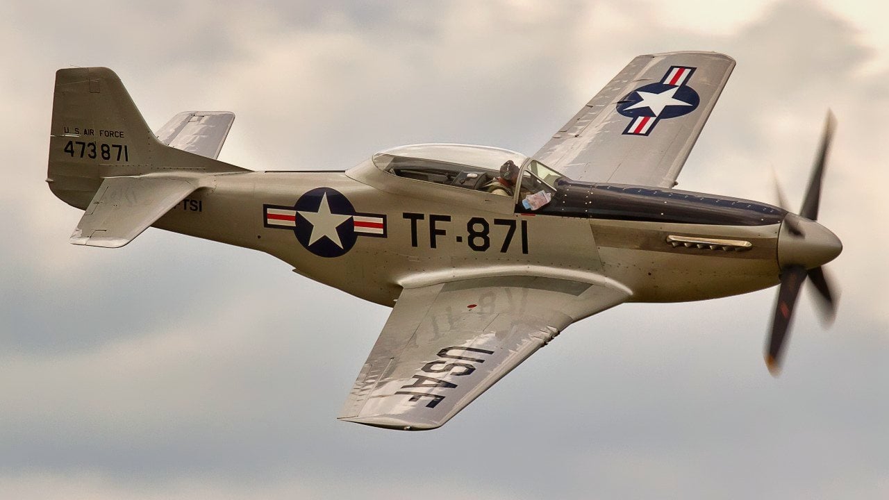 P-51 Mustang from World War II
