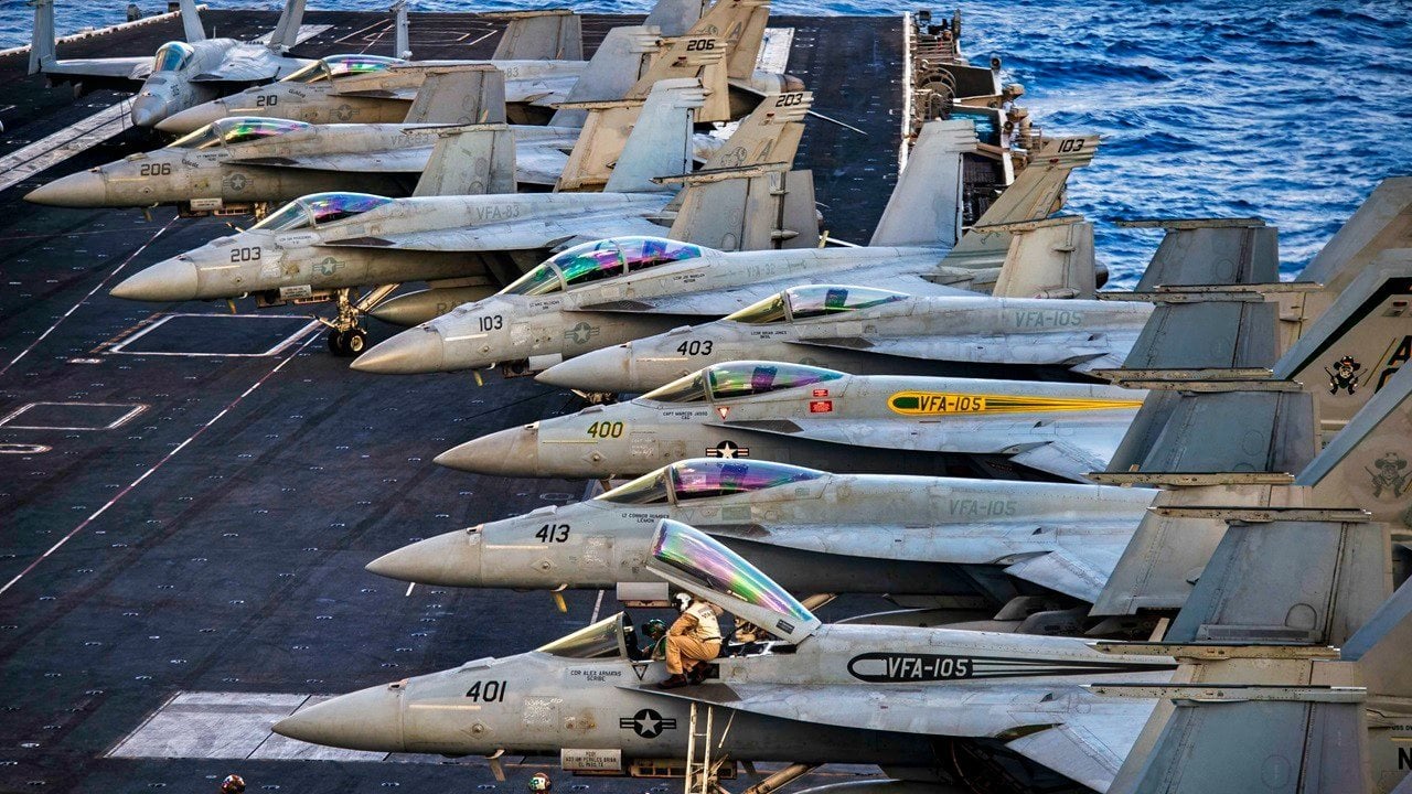 U.S. Navy Aircraft Carrier USS Dwight D. Eisenhower Is Ready for Anything