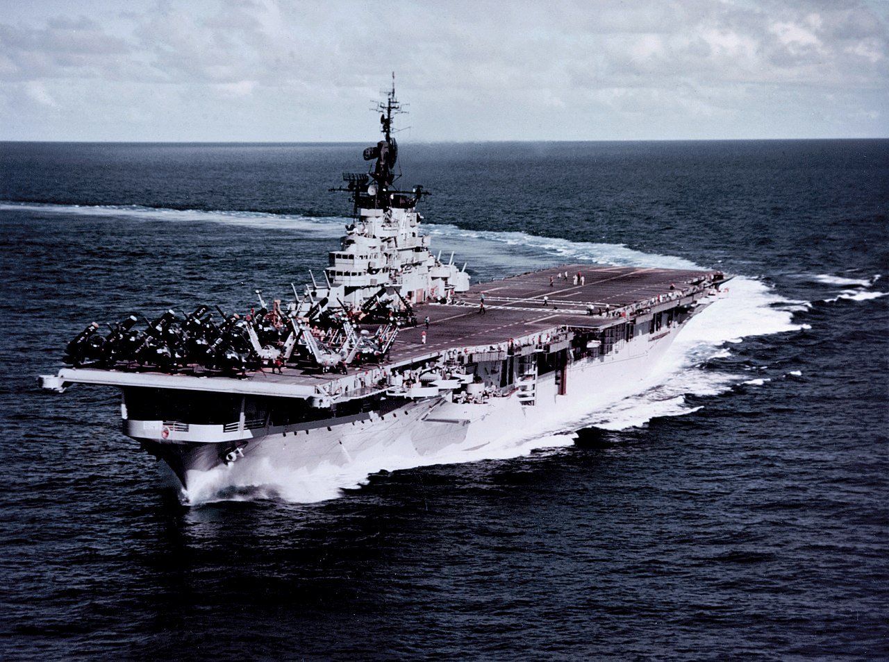 us navy aircraft carriers in vietnam war 1972