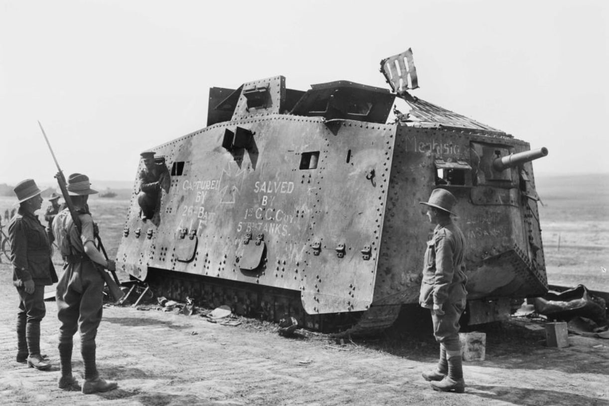 Feast Your Eyes On The Worst Tank Of All Time Germanys A7v The