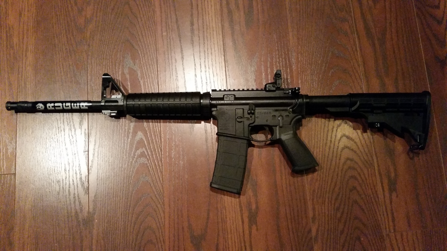Ar 556 Rifle A Strange Mix Of An Ar 15 And A Normal Gun The
