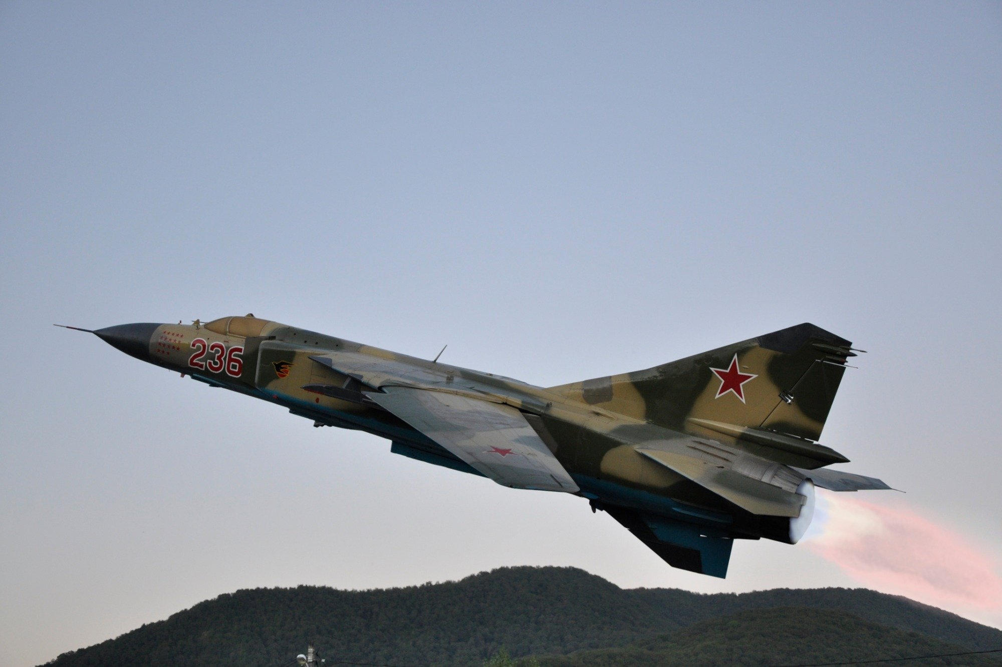 Effectif de l'Armée de l'Air Violette (AAV) MiG-23