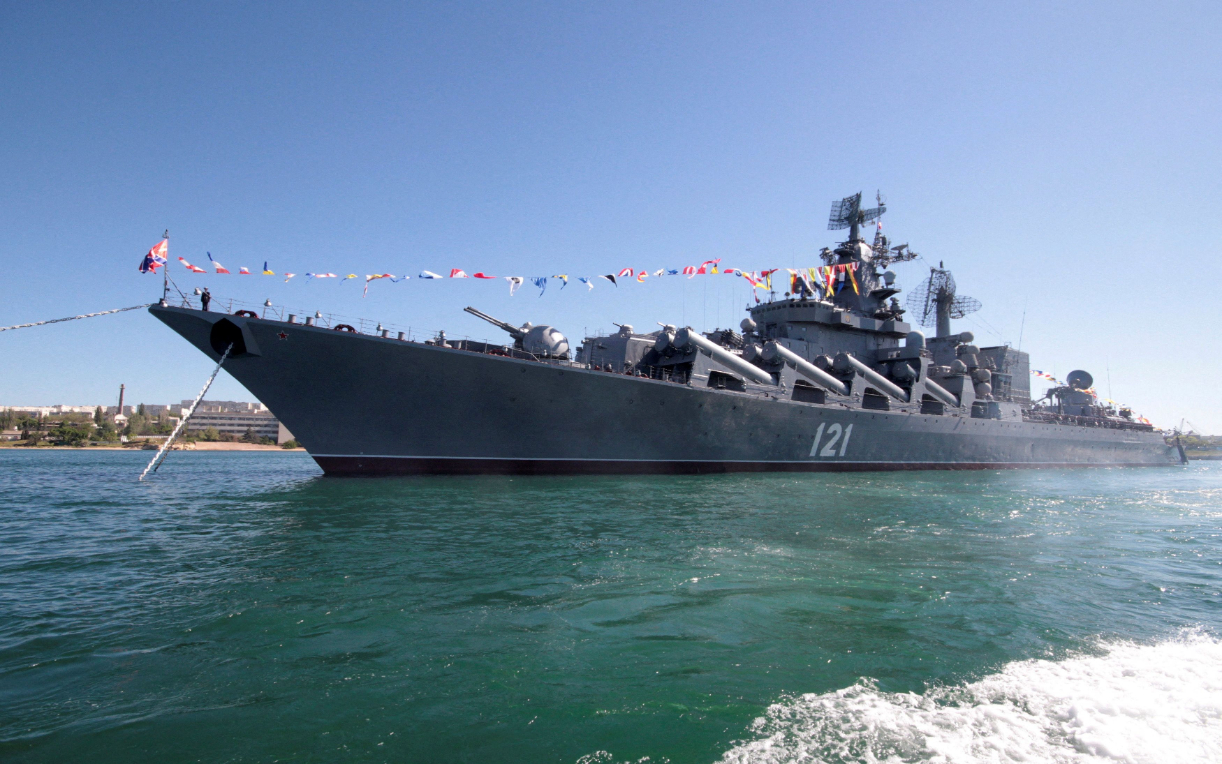 Revealing New Capabilities, Ukraine Takes Out Russian Navy Flagship