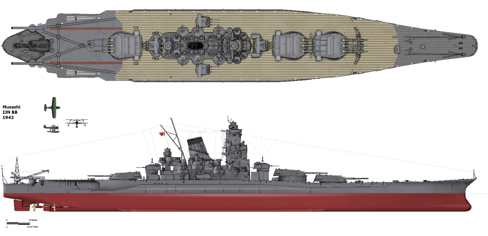 Musashi: Japan's Remarkable 73,000 Ton Monster Battleship