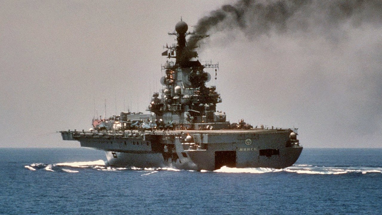 Kiev-Class: The Russian Aircraft Carrier Built to Sink U.S. Navy Aircraft Carriers 