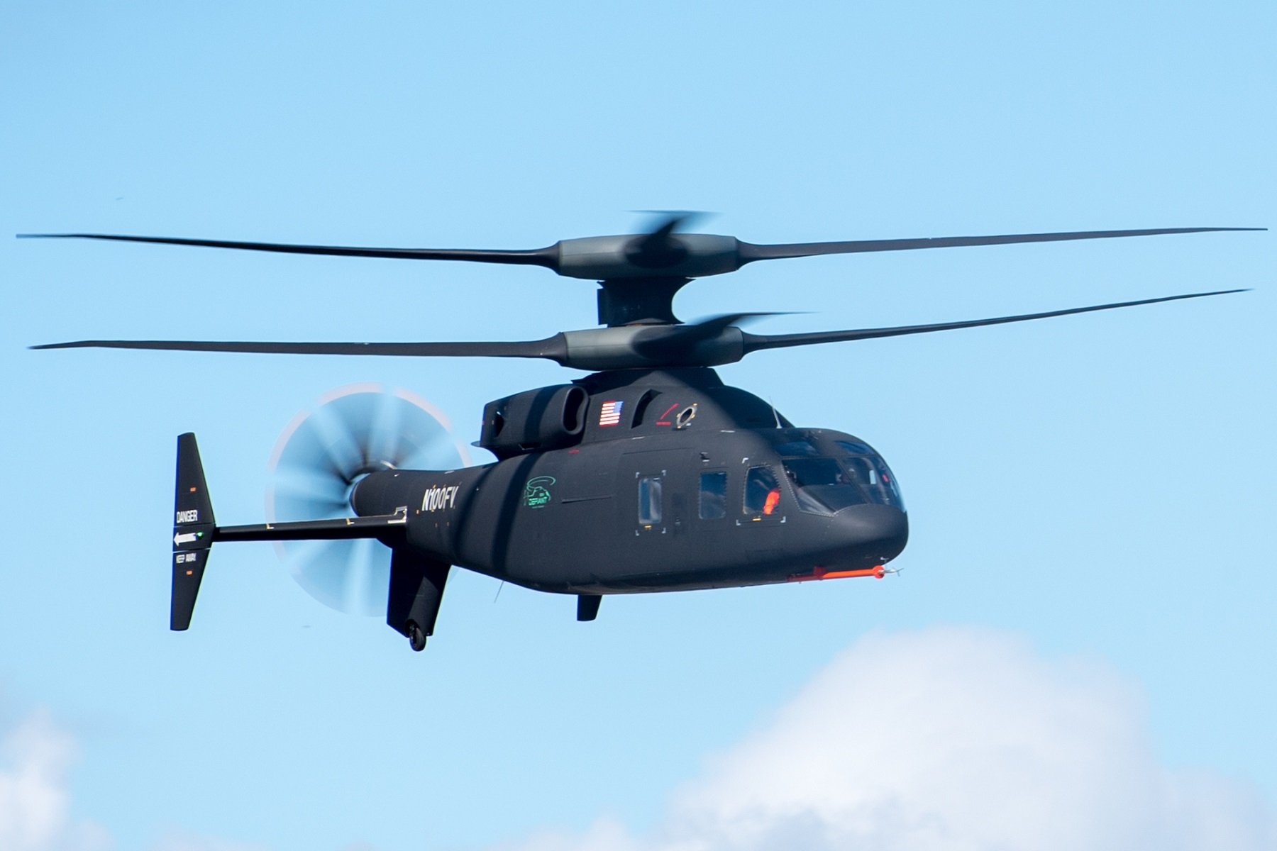 A New Stealth Helicopter Is On Its Way To The U S Army The   Sikorsky–Boeing SB 1 Defiant (cropped) 