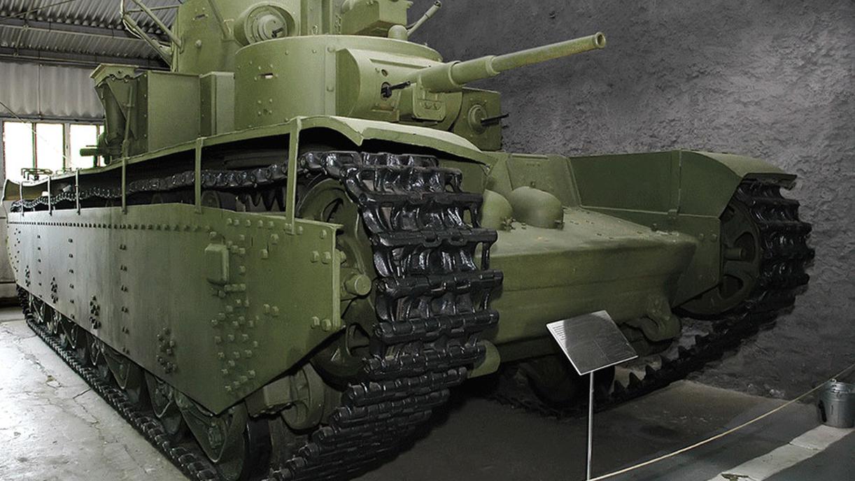 Russia's Massive T-35 Was One of the Largest Tanks To Ever See Combat