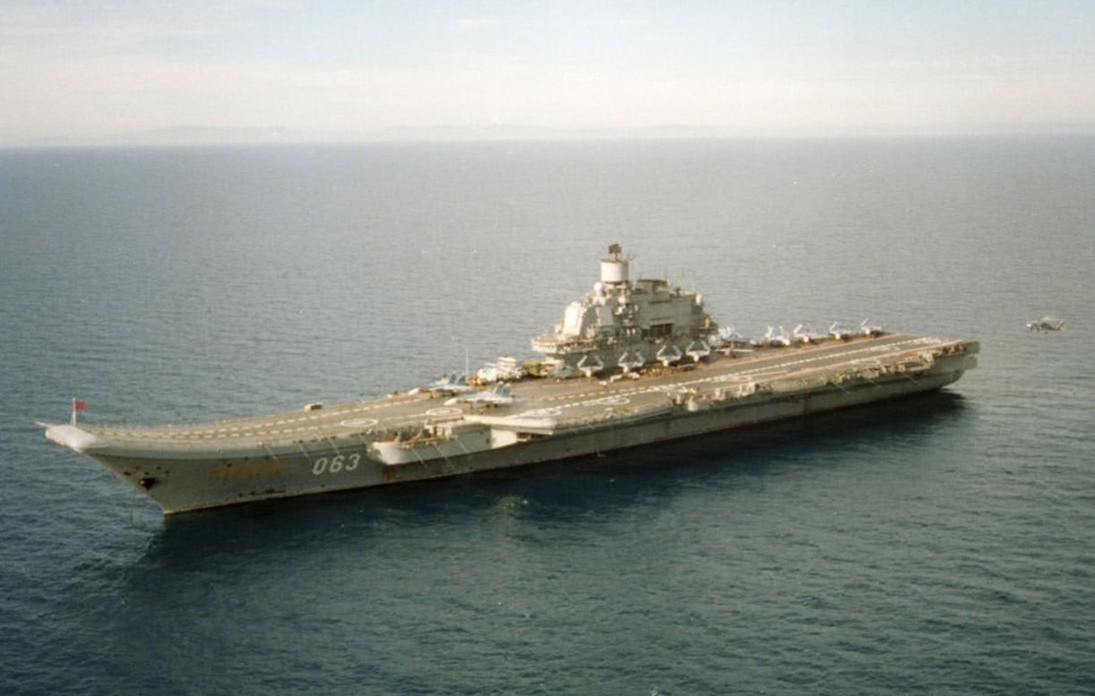 Admiral Kuznetsov from Russia