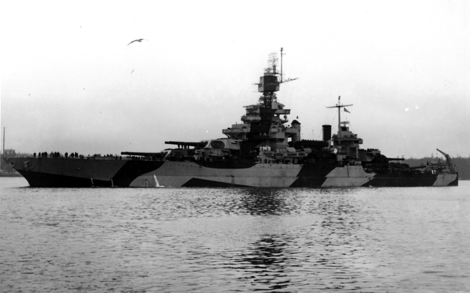 USS Maryland U.S. Navy Battleship