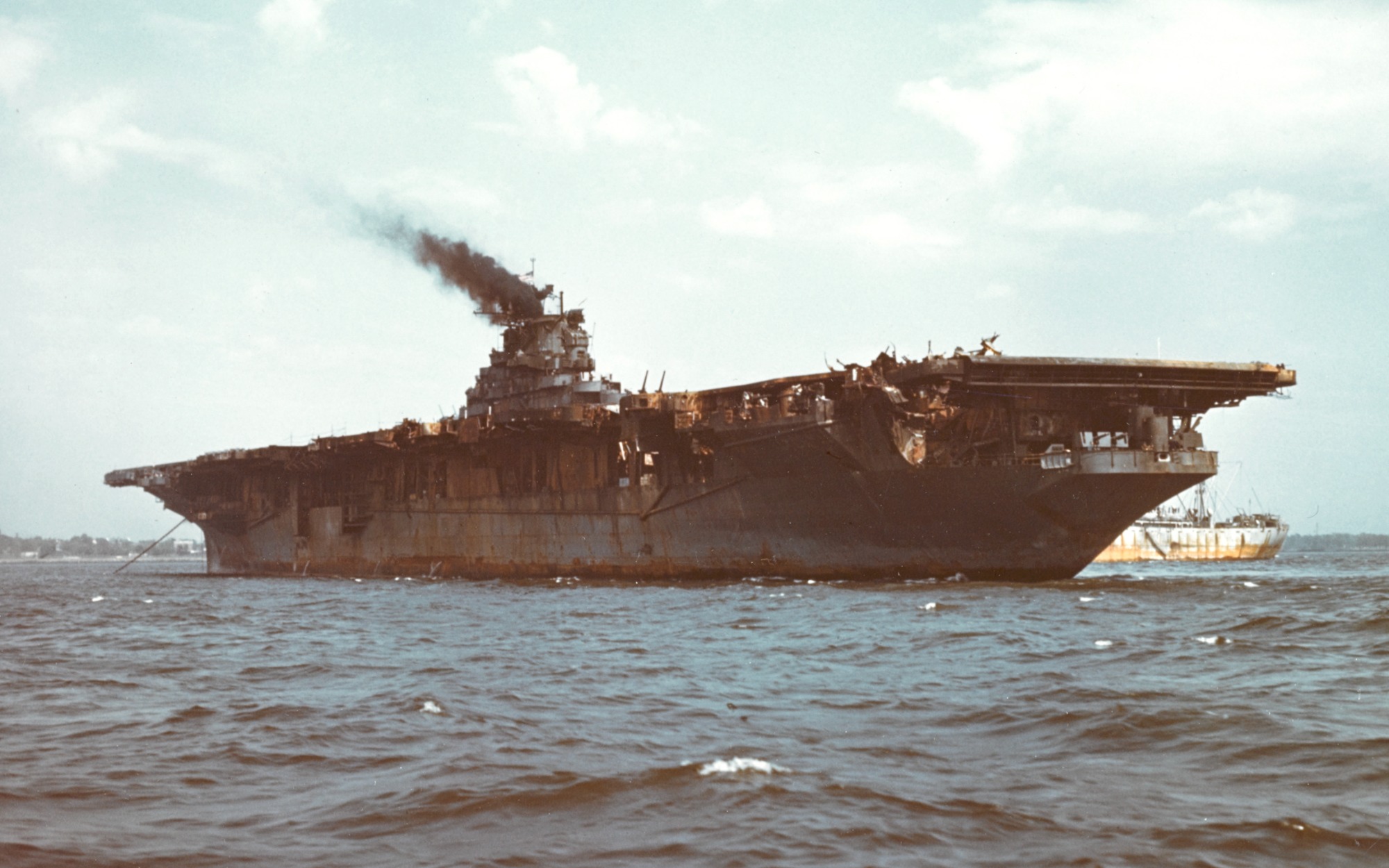 USS Franklin Proved the Essex-Class Aircraft Was Almost Unsinkable 