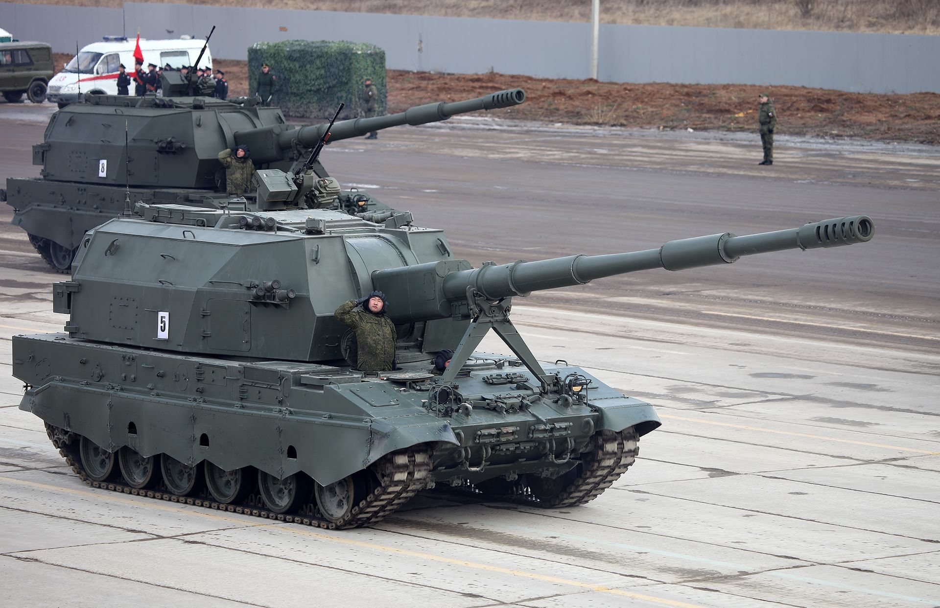 modern russian tank 155mm