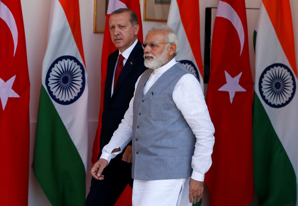 why turkey is against india