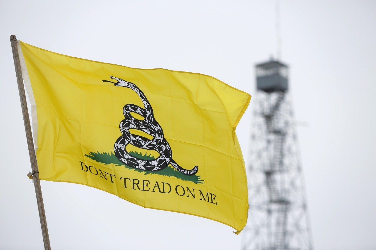 The Yellow Gadsden Flag Carries A Long And Shifting History The