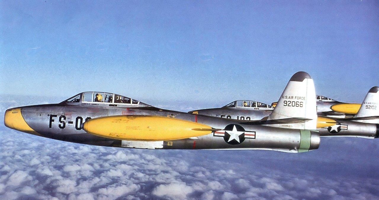 Meet The F 84 Thunderjet Americas First Nuclear Armed Jet Fighter