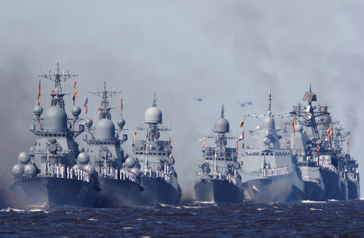 The Strange Story of Why Russian Navy Warships Sailed Through an
