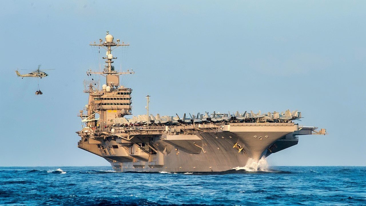 U.S. Navy Aircraft Carrier USS John C. Stennis Is Making a Historic ...