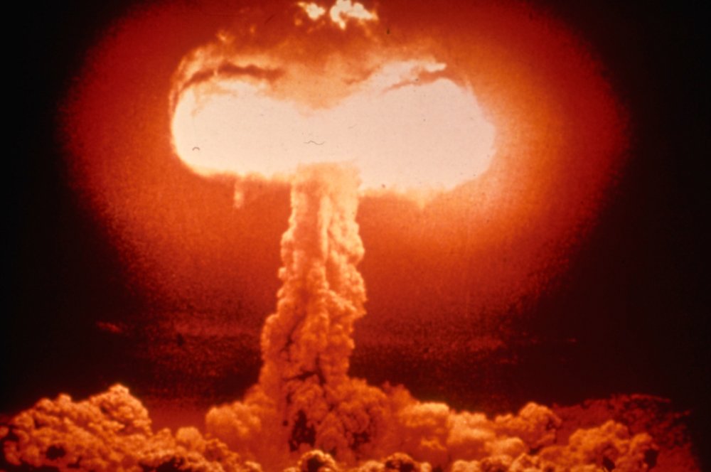 The United State tests its largest underground hydrogen bomb, Cannikin