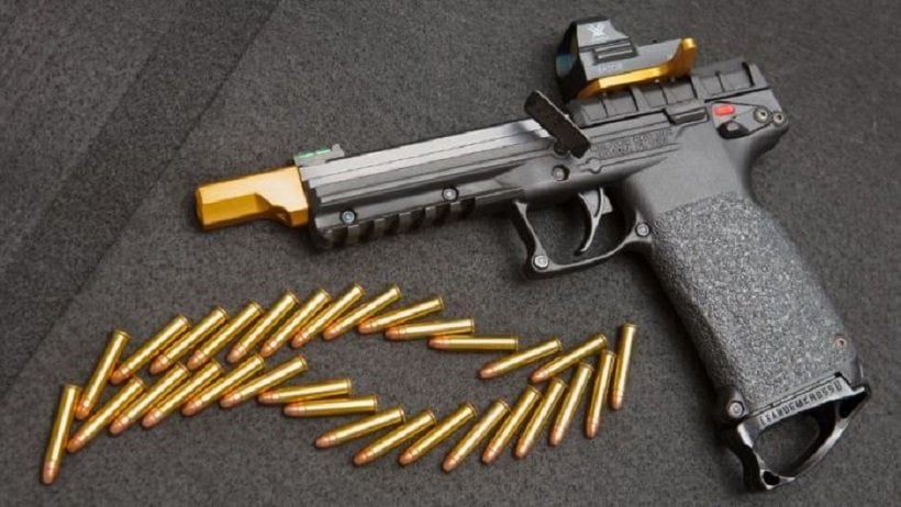 22 pistol with 30 round clip