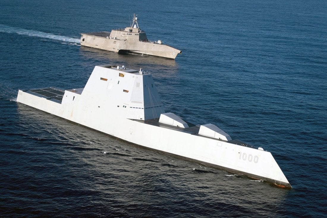 The U S Navy  s Stealthy Zumwalt Class  Destroyer  America 