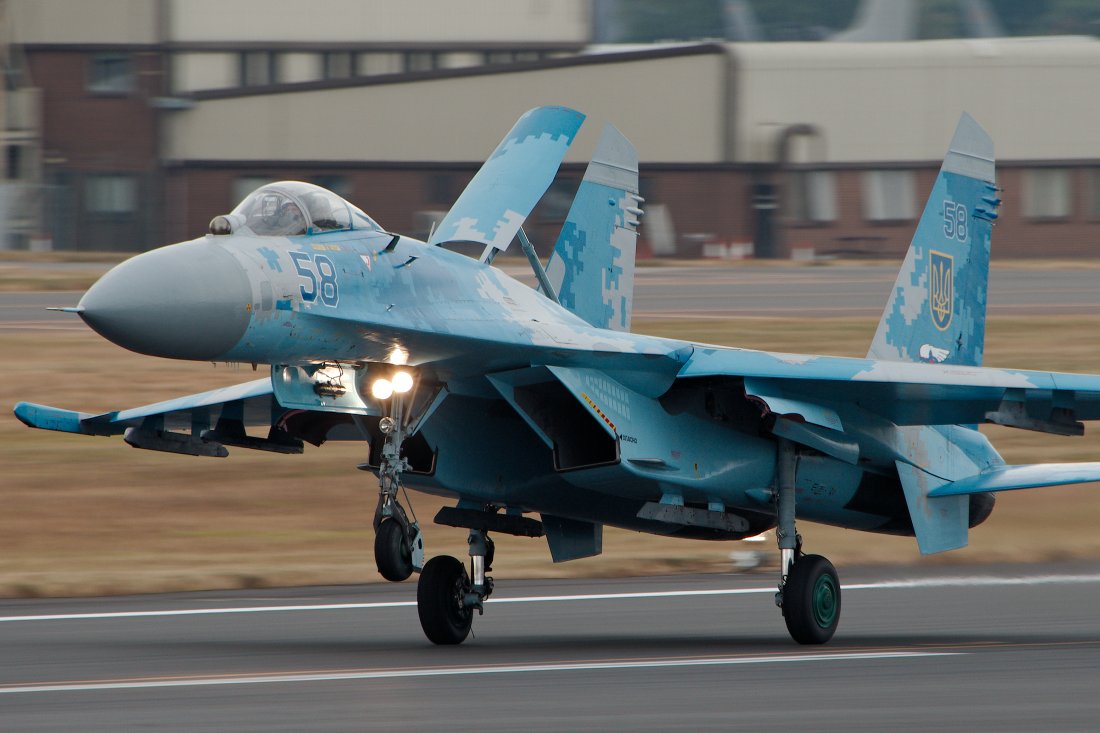 Emergency Caused A Ukrainian Su 27 Fighter To Crash Killing A US   685493lk 