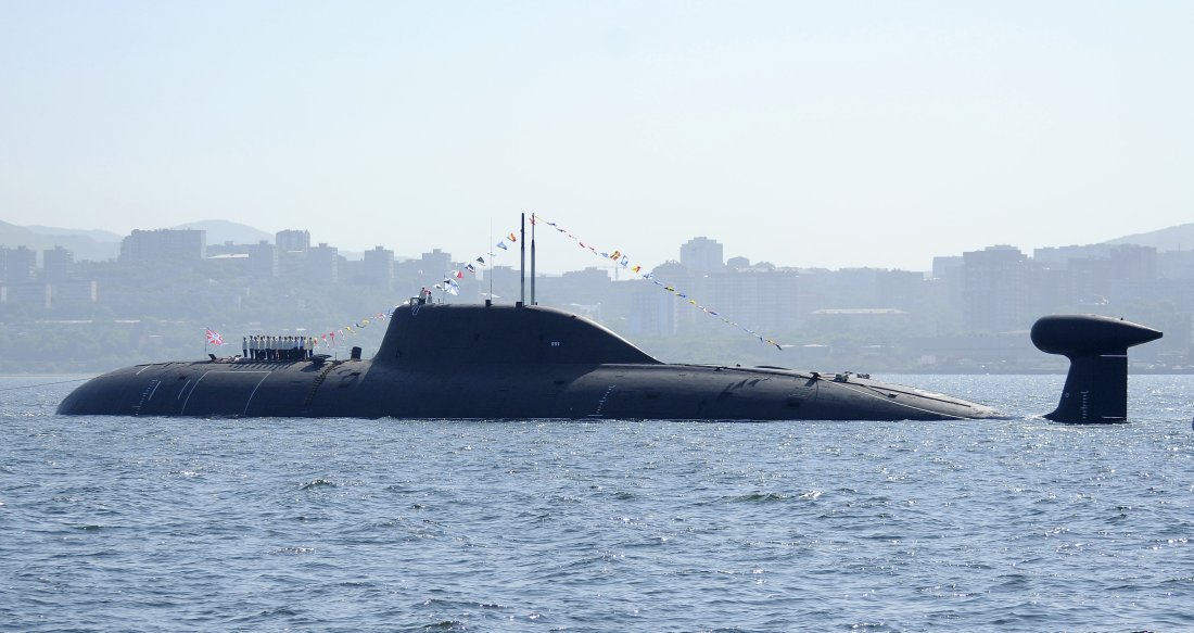 russian nuclear submarine off us coast