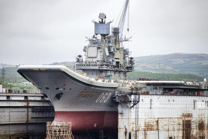 Admiral Kuznetsov, Russian Aircraft Carrier. 27 June 2015. Flickr/Chrisopher Michel. Creative Commons Attribution 2.0 Generic license.