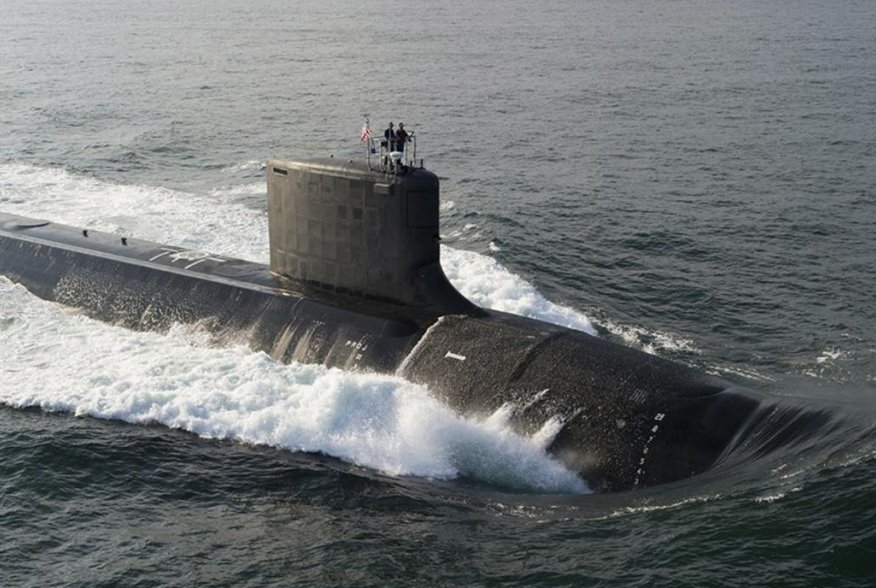 The Virginia-class USS North Dakota (SSN 784) submarine is seen during bravo sea trials in this U.S. Navy handout picture taken in the Atlantic Ocean August 18, 2013. The Navy commissioned its newest attack submarine North Dakota, during a ceremony Octobe