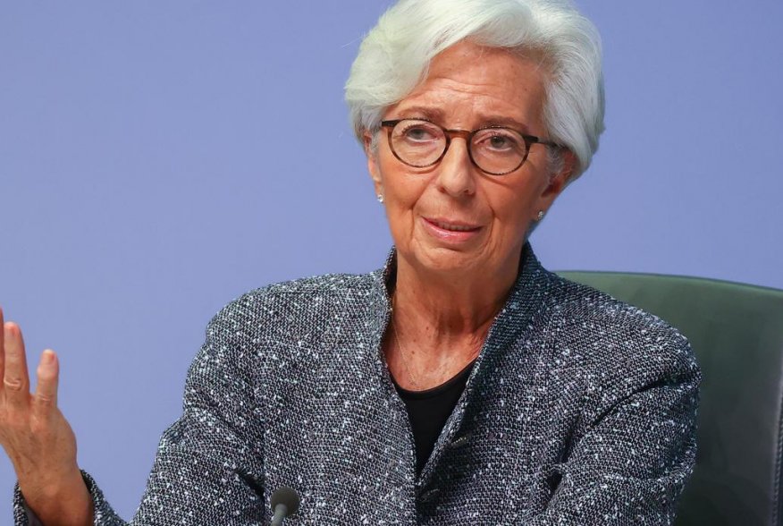 European Central Bank (ECB) President Christine Lagarde gestures as she addresses a news conference on the outcome of the meeting of the Governing Council, in Frankfurt, Germany, March 12, 2020. REUTERS/Kai Pfaffenbach