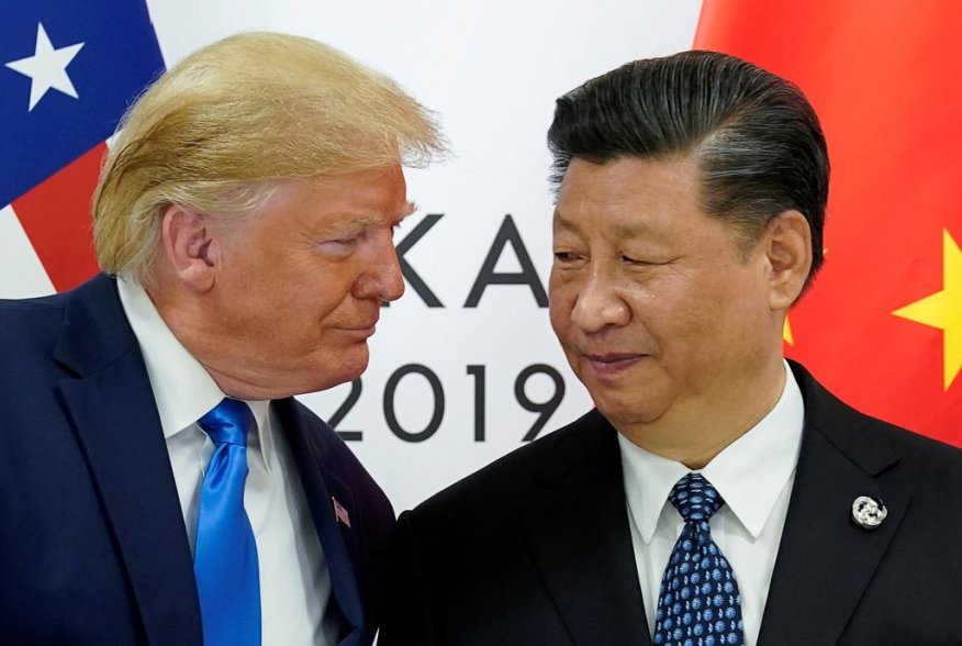 U.S. President Donald Trump meets with China's President Xi Jinping at the start of their bilateral meeting at the G20 leaders summit in Osaka, Japan, June 29, 2019. REUTERS/Kevin Lamarque