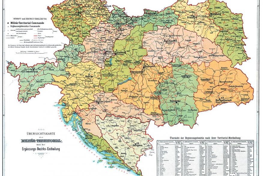 By k.u.k. militär-geographisches Institut - http://www.austria.gv.at/Docs/2007/5/4/Territorialkommanden-%28%C3%9Cbers.jpg, Public Domain, https://commons.wikimedia.org/w/index.php?curid=8427895