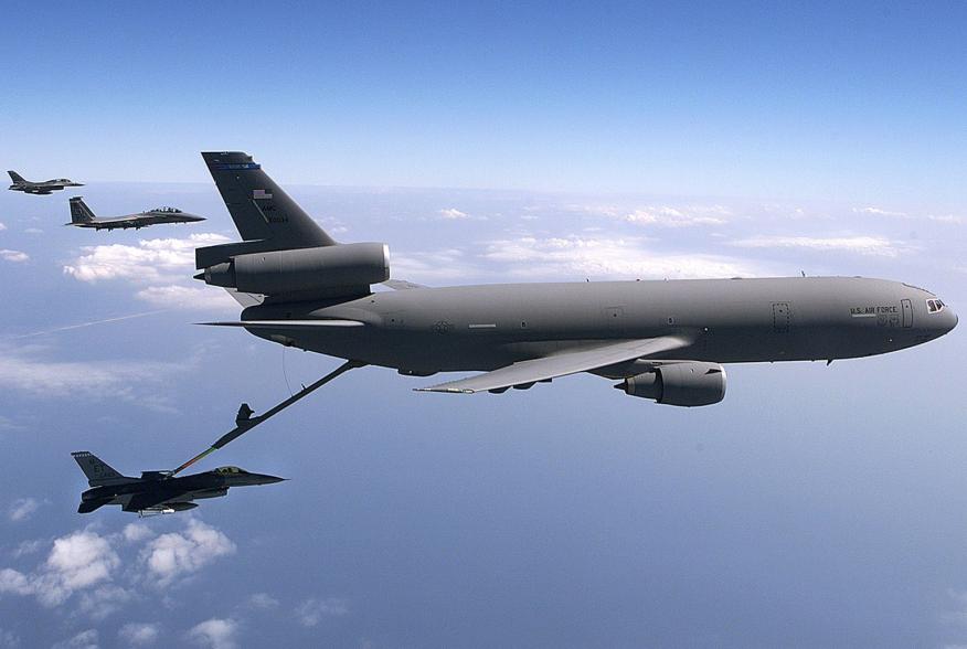 By U.S. Air Force photo by Staff Sgt. Jerry Morrison - KC-10 Extender, Public Domain, https://commons.wikimedia.org/w/index.php?curid=3317029