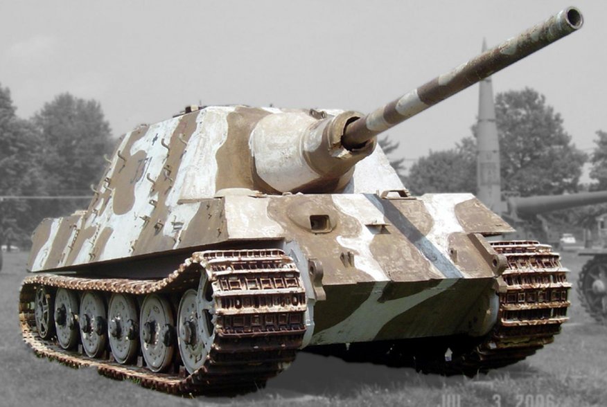 Jagdpanzer VI Jagdtiger on display at the US Army Ordnance Museum in Aberdeen. The picture taken July 3, 2006. Wikimedia/Fat yankey. Creative Commons Attribution-ShareAlike 2.5 Generic (CC BY-SA 2.5) license.