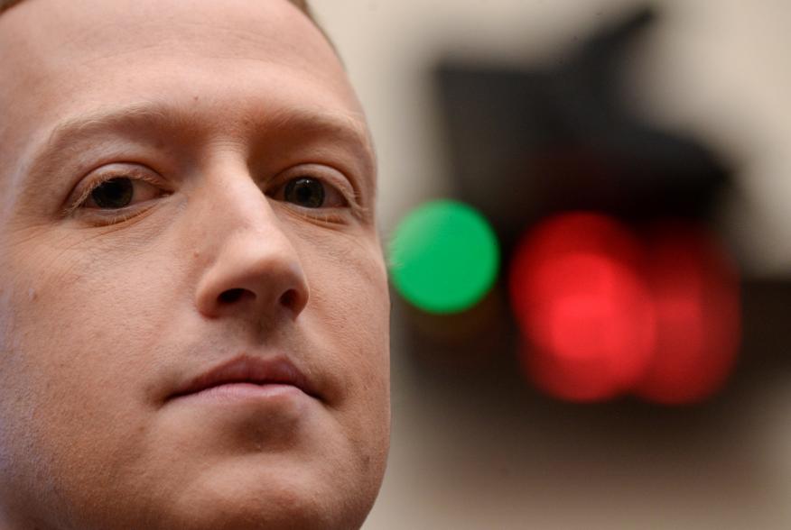 Facebook Chairman and CEO Mark Zuckerberg testifies at a House Financial Services Committee hearing in Washington, U.S., October 23, 2019. REUTERS/Erin Scott