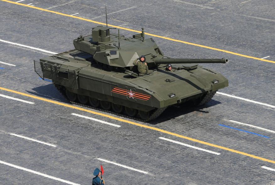 FILE PHOTO: Russian T-14 tank with the Armata Universal Combat Platform drives during the Victory Day parade at Red Square in Moscow, Russia, May 9, 2015. Russia marks the 70th anniversary of the end of World War Two in Europe on Saturday with a military 