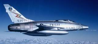 In 1962, the 20th Fighter Bomber Wing reequipped with North American F-100 Super Sabres like this one, much better suited for the nuclear 