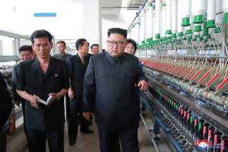 North Korea’s leader Kim Jong Un tours a factory in Sinuiju, North Korea, in this undated photo released by North Korea's Korean Central News Agency (KCNA) July 2, 2018. REUTERS/KCNA 