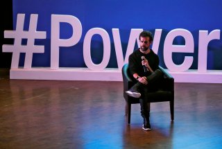 Twitter CEO Jack Dorsey addresses students during a town hall at the Indian Institute of Technology (IIT) in New Delhi, India, November 12, 2018. REUTERS/Anushree Fadnavis