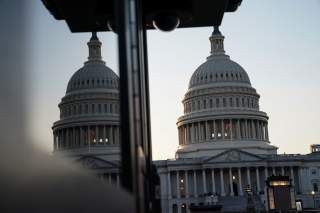 The U.S. Capitol building exterior is seen at sunset as members of the Senate participate in the first day of the impeachment trial of President Donald Trump in Washington, U.S., January 21, 2020. REUTERS/Sarah Silbiger.