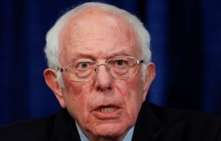 U.S. Democratic presidential candidate Senator Bernie Sanders addresses a news conference in Burlington, Vermont, U.S. March 11, 2020. REUTERS/Lucas Jackson