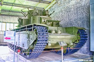 Soviet Multi-Turreted Heavy Tank T-35. Kubunka Tank Museum, Russia. Flickr/Andrey Korchagin. Creative Commons Attribution-ShareAlike 2.0 Generic license.