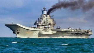 Admiral Kuznetsov Aircraft Carrier from Russia