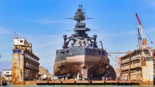 Battleship USS Texas U.S. Navy