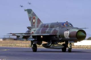 Bulgarian Air Force Mikoyan-Gurevich MiG-21bis SAU